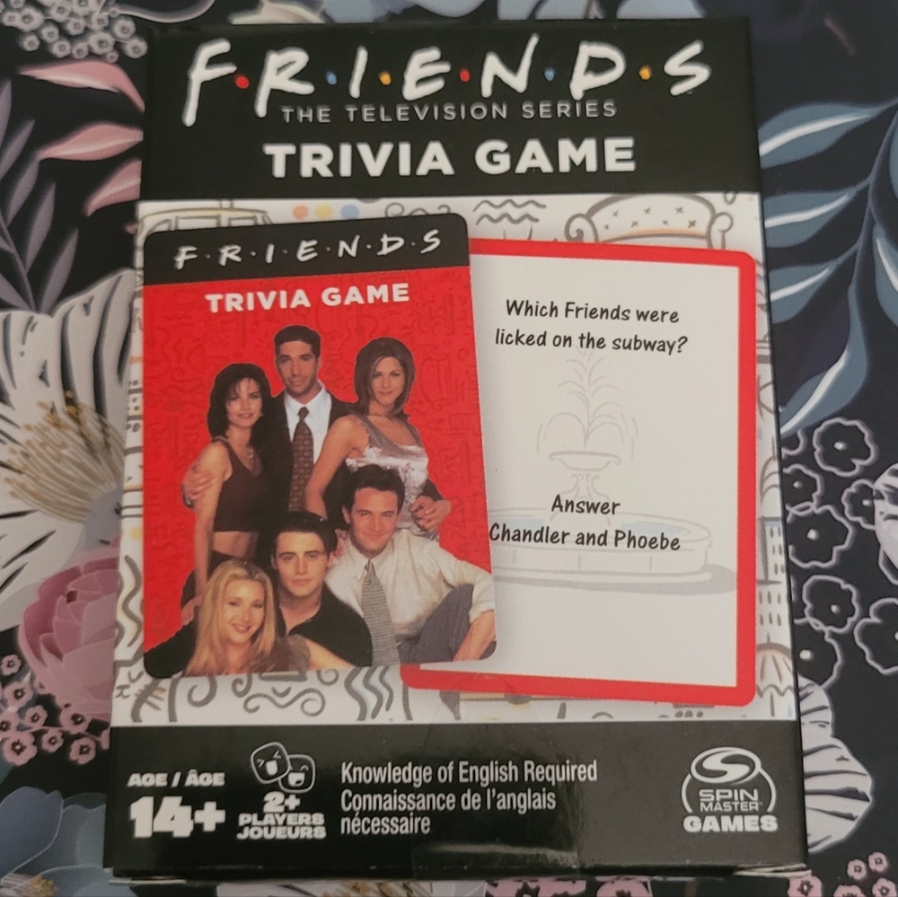 Friends Trivia Card Game